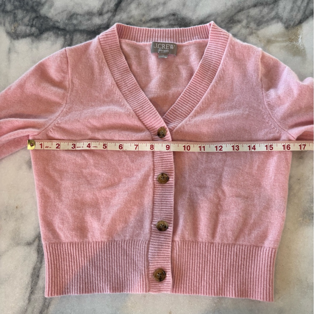 J. Crew Cropped Cashmere Cardigan Sz XS - Picture 6 of 7